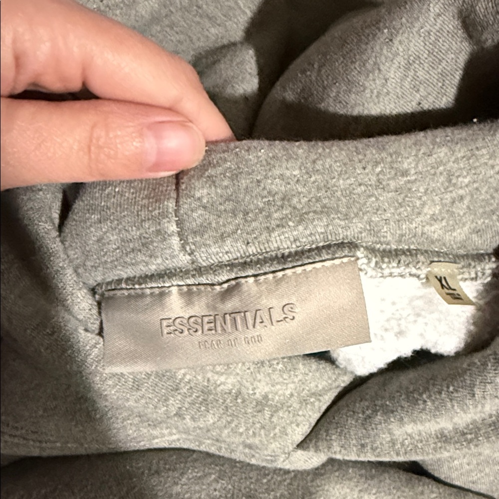 Essentials Gray Hoodie - Picture 2 of 3